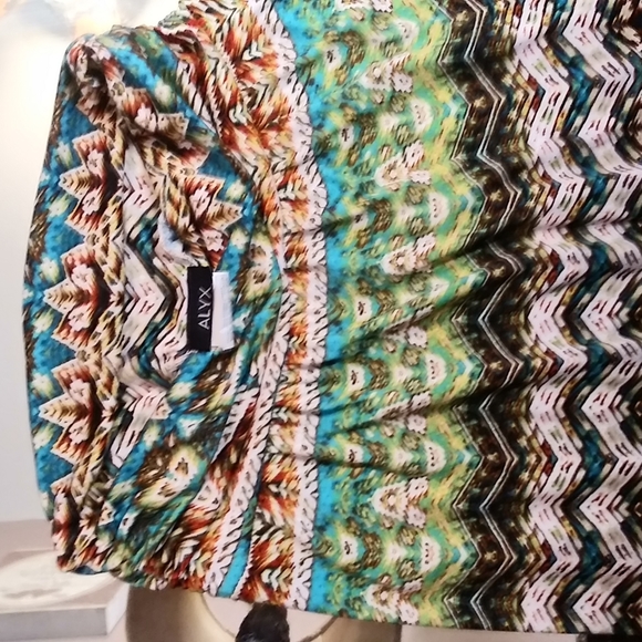 BEAUTIFUL AND COLORFUL MAXI SKIRT by ALYX Size 1x - Picture 4 of 8